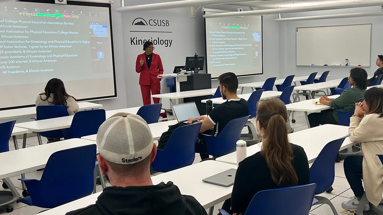 Shirley Jean, lecturer in the department of kinesiology, conducted a seminar about the lack of African Americans in the kinesiology field.